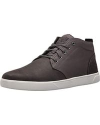 timberland men's groveton ltt chukka leather & fabric sneaker