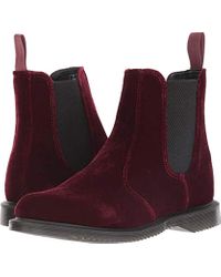 dr marten flora cherry red