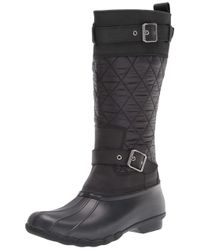 white sperry rain boots