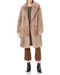 bcbgeneration faux fur jacket