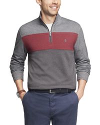 izod half zip pullover