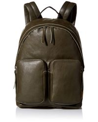 ecco leather backpack