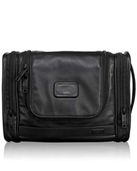 tumi alpha 2 hanging leather travel kit