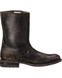 frye stone engineer boots