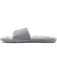 black under armour slides