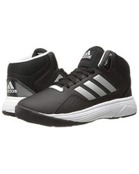 adidas neo men's cloudfoam ilation mid wide basketball shoe