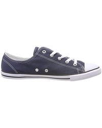 converse dainty ox navy