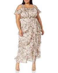 rachel roy ruffled maxi dress