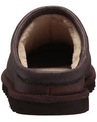 UGG Wool Classic Pure Lined Clog in Brown for Men - Lyst