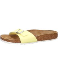 Birkenstock Pantolette Größe 38 EU Gelb in Gelb - Lyst