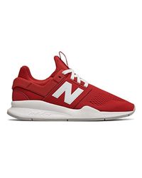 New Balance Synthetic 247v2 Sneaker in Red - Lyst New Balance Synthetic 247v2 Sneaker in Red - Lyst
