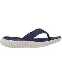 skechers men's jayline flip flop brown