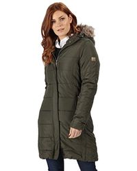 regatta fermina 11 faux fur trim hooded coat