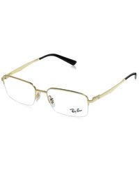 RX6384I-2500-54 Monturas de gafas Ray-Ban de hombre de color Negro - Lyst