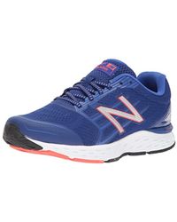 New Balance Synthetic 680v5 Cushioning Running Shoe in Blue for Men - Lyst