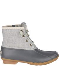sperry grey boots