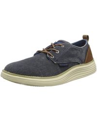 skechers lace up canvas casual shoes