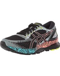 Asics Gel-nimbus 21 Hyper-flash Running Shoes, Black/sun Coral, 10 M Us |  Lyst UK