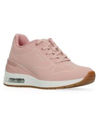 skechers million air up there pink