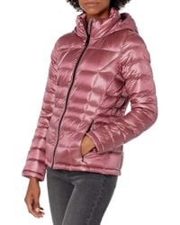 calvin klein light short puffer