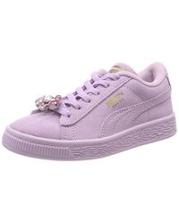 puma suede femme violet