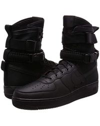 air force boots black