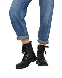 esprit booties black