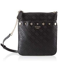 To Coast Sac A Bandouliere Femme Guess En Coloris Noir Lyst