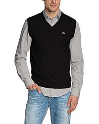 pull sans manche lacoste