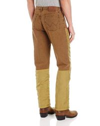 Wrangler Canvas Progear Upland Jean in Night Brown (Brown) for Men - Lyst