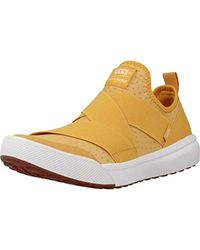 basket vans jaune