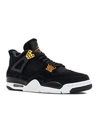 air jordan 4 retro black and gold