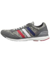 adidas Adizero Adios 3 Aktiv Running Shoe in Gray for Men - Lyst