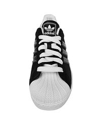 superstar ii black suede  white