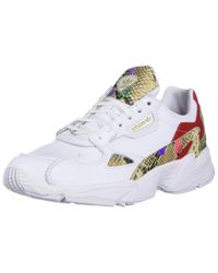 White ADIDAS Sneakers FALCON WMN - Omoda.com