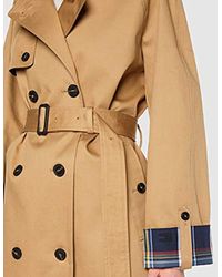 Marilyn Bonded Trench Manteau Femme Tommy Hilfiger en coloris Natural