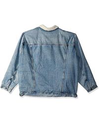 levi's men's big and tall trucker jacket