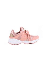 Guess Leather Fl5sem Fab12 Sneakers in Rose (Pink) - Lyst