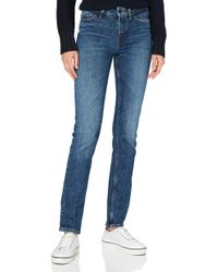 Mujer Rome Straight Rw Lucy Pantalones Tommy Hilfiger de color Azul | Lyst