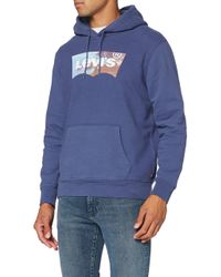 Levi's Graphic Po Hoodie B Hooded Sweatshirt in Blau für Herren | Lyst DE