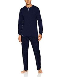 Loungewear Long Sleeve Holiday Set, Ensemble De Pyjama Homme Lacoste pour  homme en coloris Bleu - Lyst
