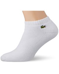 chaussette lacoste blanche