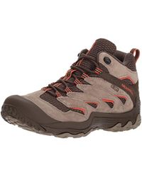 Merrell Suede Chameleon 7 Limit Mid Waterproof Hiking Boot in Brown - Lyst