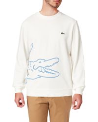 lacoste red jumper mens