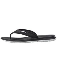 Ecco Leather Intrinsic Toffel Thong Sandal in Black for Men - Lyst