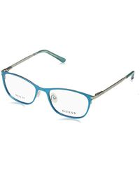Brille Gu2587 50088 Monturas de gafas, Turquesa (Türkis), 50.0 para Mujer  Guess de color Azul - Lyst