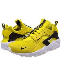 Nike Neoprene Air Huarache Run Prm Zip Multisport Indoor Shoes in Yellow  for Men - Lyst