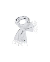 echarpe lacoste grise