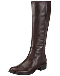 Donna Meldi Stivali, Botas Camperas para Mujer Geox de Cuero de color  Marrón - Lyst