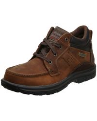 skechers relaxed fit memory foam mens boots